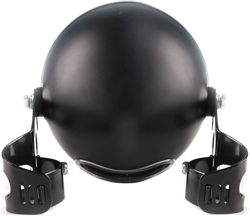 ZZJAUBI Black Motorcycle Headlight Housing 5.75 5 3/4inch Headlight Bucket compatible with Shadow Cafe Racer Bobber Cruiser - Image 3